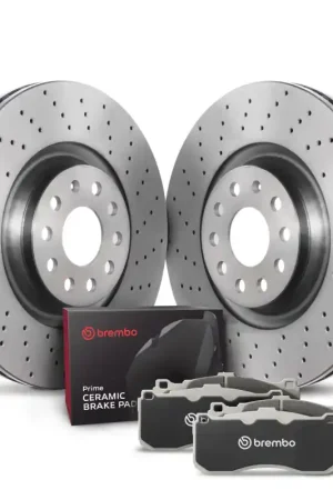 Hot Picks Brembo OE 12-13 Volkswagen Golf R/10-21 GTI Rear Disc Brake Kit