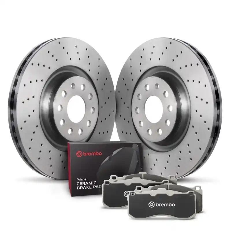 Hot Picks Brembo OE 12-13 Volkswagen Golf R/10-21 GTI Rear Disc Brake Kit