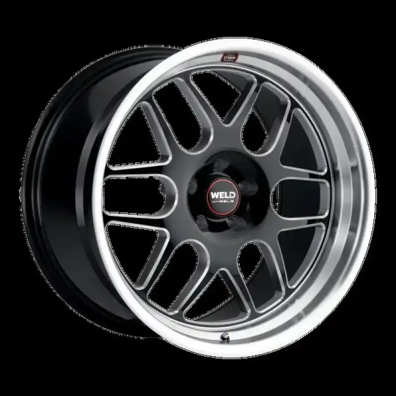 In Demand Weld S110 Solana 22x9.5 / 6x135 BP / ET25 / 6.23in BS / 87.1 Dia - Gloss Black Milled Wheel