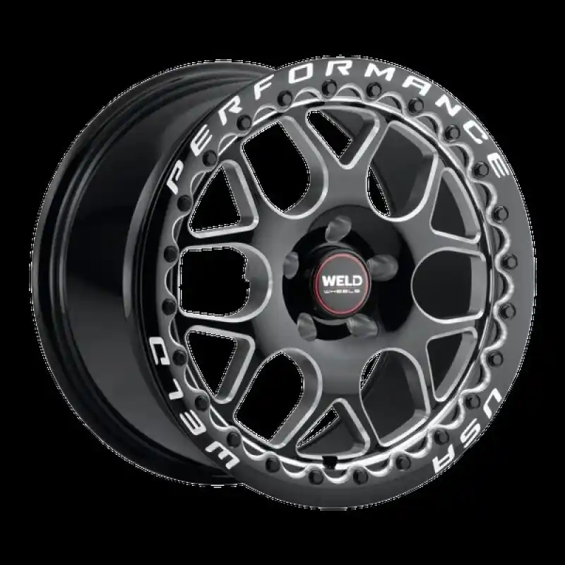 Budget Weld S910 Solana Beadlock 17x10 6x135 ET42 BS 7.15 Gloss Black Wheel MIL Dia 87.1
