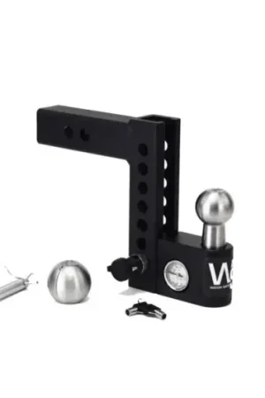 Time-Limited Weigh Safe Aero Hitch 6in Drop Hitch & 2in Shank (10K/12.5K GTWR) w/WS05 - Steel