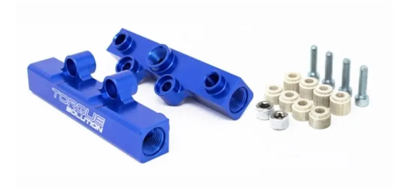 Latest Torque Solution Top Feed Fuel Rails: 02-14 Subaru WRX / 07-18 STI - Blue