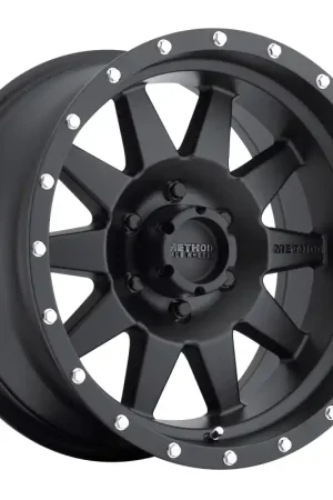 Luxury Method MR301 The Standard 16x8 0mm Offset 6x5.5 108mm CB Matte Black Wheel