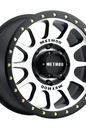 Bulk Order Method MR305 NV 18x9 +18mm Offset 8x170 130.81mm CB Machined/Black Street Loc Wheel