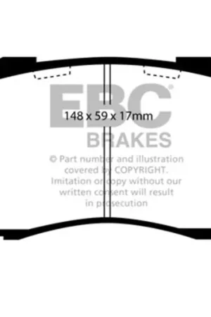 Hot Picks EBC 97 Acura CL 3.0 Redstuff Front Brake Pads
