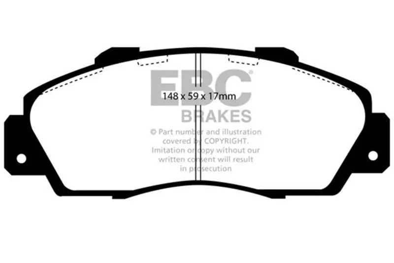 Hot Picks EBC 97 Acura CL 3.0 Redstuff Front Brake Pads