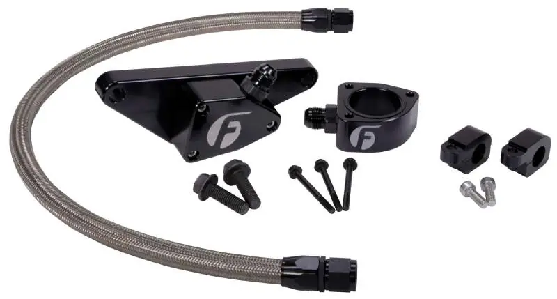 Fleece Performance 03-07 Manual Transmission Cummins Coolant Bypass Kit w/ SS Braided Line Warranty Included