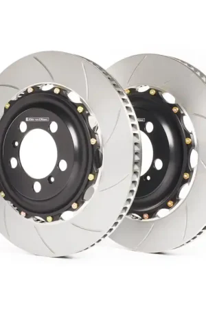 Luxury GiroDisc Chevrolet Corvette Z06 (C8 w/Factory Iron Rotors) Slotted Rear Rotors