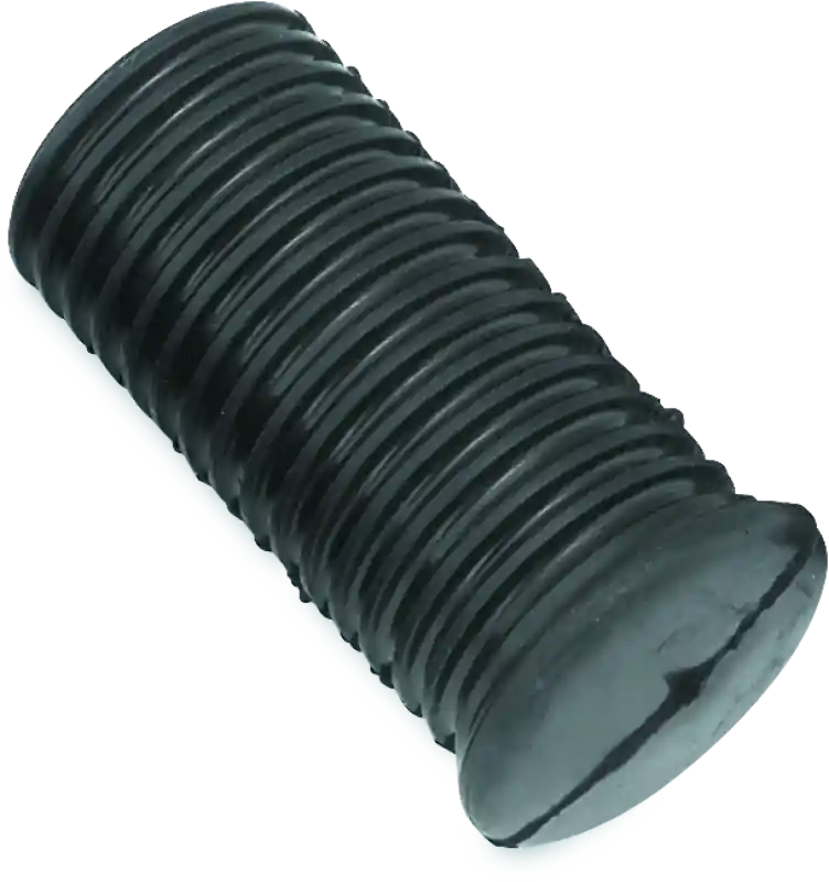 Brand New Bikers Choice 48-90 Replacement Peg Rubbers Black Large Diameter Replaces H-D 50940-52T