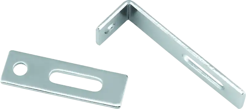 Bikers Choice Flat Chrome Exhaust Support Bracket 7/8 X 3 Inch Universal Custom Instant Buy