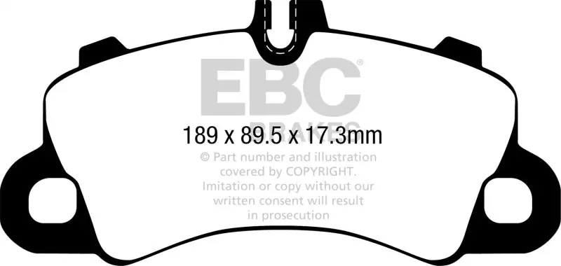 In Demand EBC 2018+ Porsche Cayenne (3rd Gen) 3.0L Turbo Bluestuff Front Brake Pads