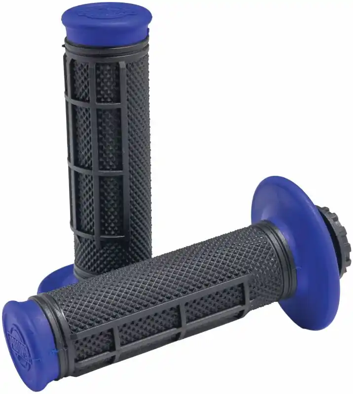 ProTaper Pro Series Clamp On 1/2 Waffle Blue/Black Best Choice