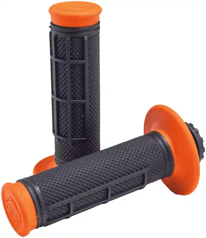 ProTaper Pro Series Clamp On 1/2 Waffle Orange/Black Shop Now