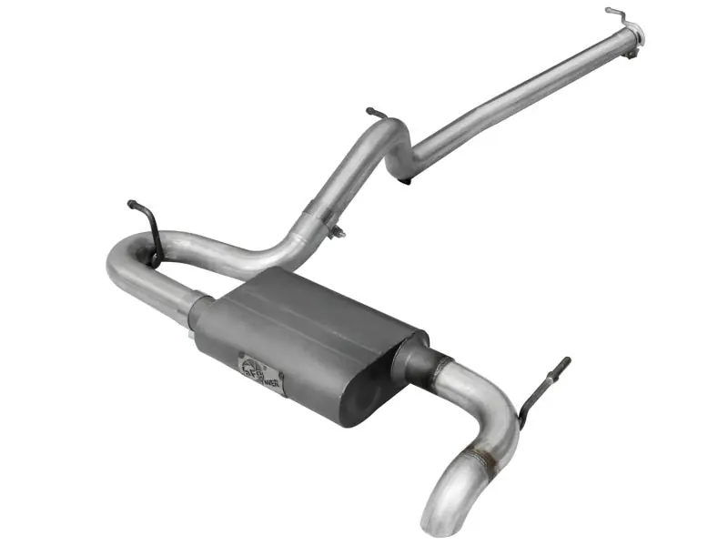 While Supplies Last aFe Scorpion Exhaust System Cat Back 2.5in Aluminized Hi-Tuck 07-18 Jeep Wrangler JK V6 3.6/3.8L
