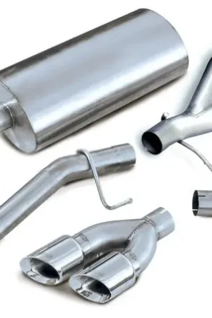 Corsa 2002-2006 Cadillac Escalade 6.0L V8 Polished Sport Cat-Back Exhaust Crafted