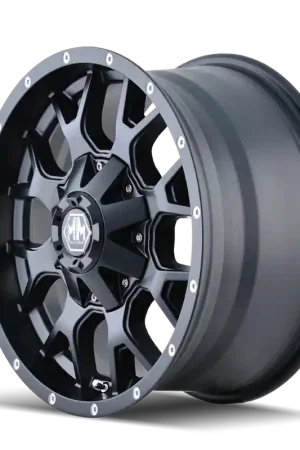 Mayhem 8015 Warrior 17x9 / 5x114.3 BP / 18mm Offset / 87mm Hub Matte Black Wheel Time-Limited