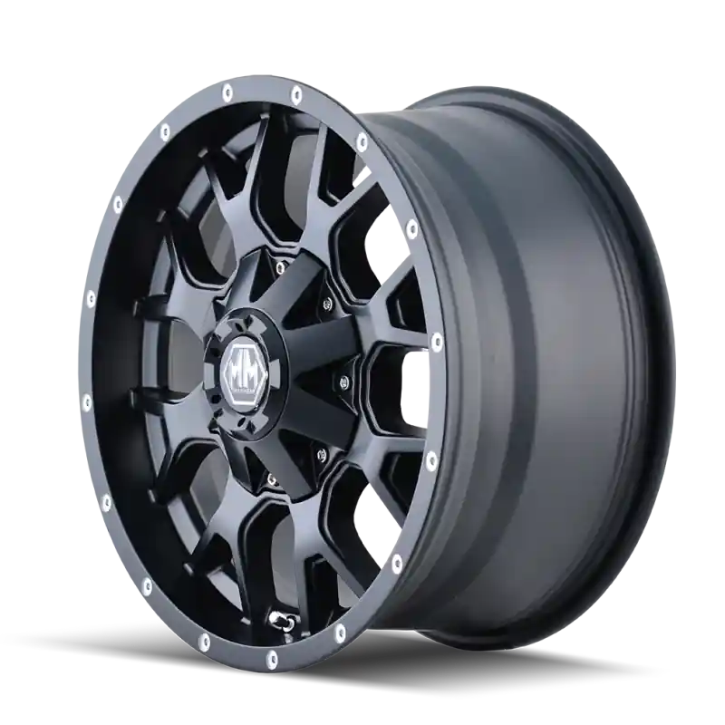 Mayhem 8015 Warrior 17x9 / 5x114.3 BP / 18mm Offset / 87mm Hub Matte Black Wheel Time-Limited