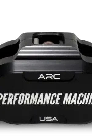 Free Returns Performance Machine 125 x4 Race Series Radial Mount Caliper with ARC - Right - Black Ano