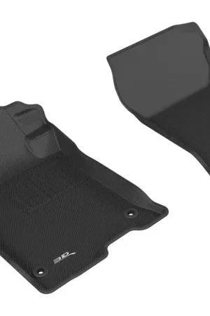 3D MAXpider 2015-2020 Acura TLX FWD Kagu 1st Row Floormat - Black Must Have