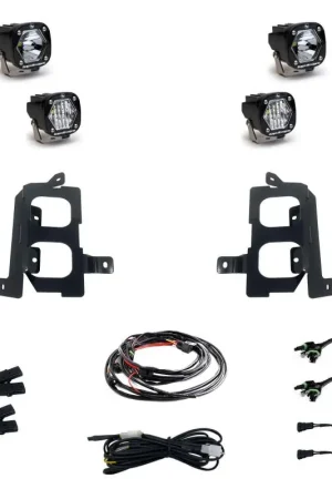 Baja Designs GMC 2020-22 Sierra 2500HD/3500HD S1 Dual Fog Pocket Light Kit Bargain