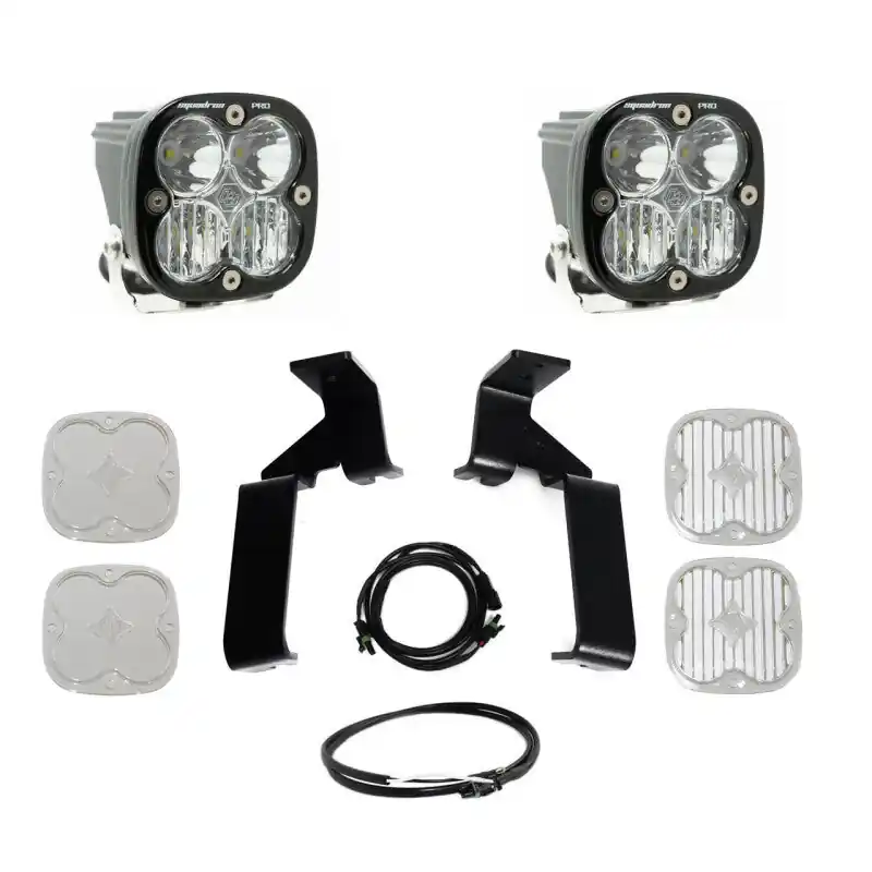 Handmade Baja Designs 21-25 Ford Raptor (Base/37/R) Squadron Pro A-Pillar Kit