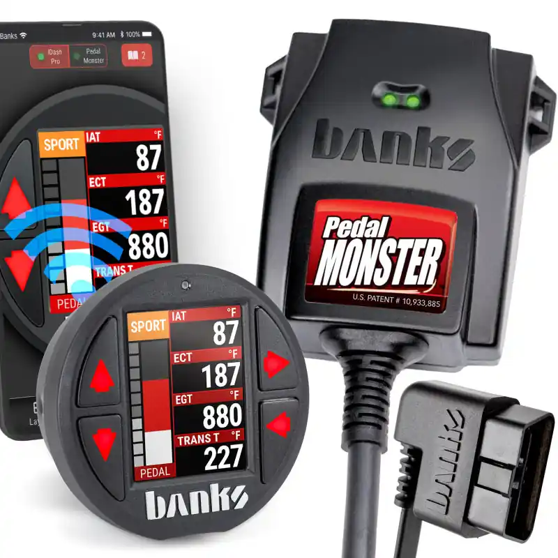 Clearance Banks Power Pedal Monster Kit Molex MX64 6 Way With iDash Pro