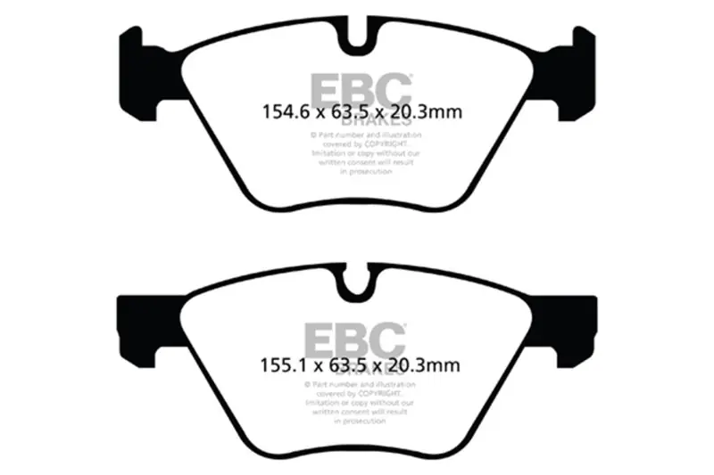 EBC 09+ BMW Z4 3.0 (E89) Yellowstuff Front Brake Pads Flash Sale