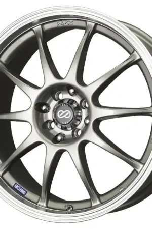 Enkei J10 16x7 4x100/108 42mm Offset 72.62mm Bore Dia Silver w/ Machined Lip Wheel Final Sale