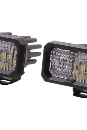 Order Now Diode Dynamics Stage Series 2 In LED Pod Pro - White Combo Standard ABL (Pair)