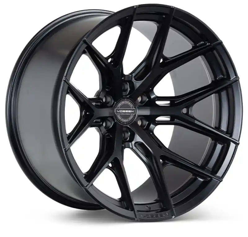 While Supplies Last Vossen HF6-4 22x10 / 6x135 / ET-18 / Super Deep Face / 87.1 - Satin Black Wheel