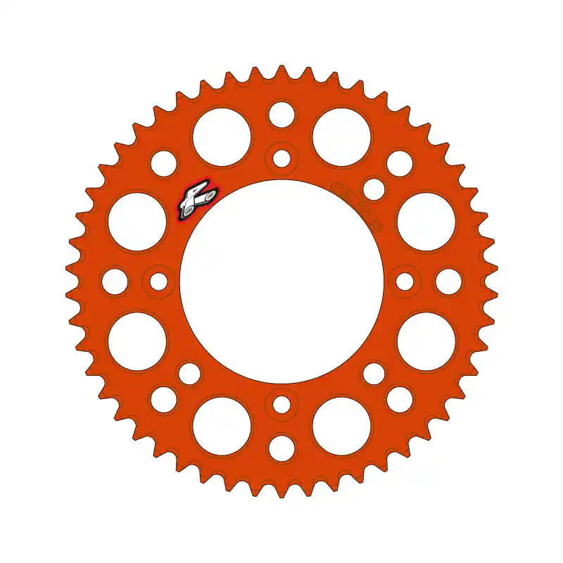 While Supplies Last Renthal 2025 KTM 65 Rear Chain Wheel - Orange 420-47GP Teeth