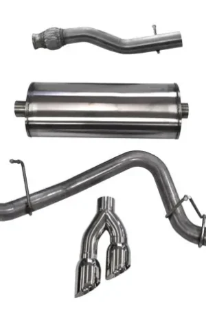 Clearance Corsa 2015-2020 GMC Yukon XL 1500 5.3L V8 3in Cat-Back Single Side Exit Twin 4in Polished Tips