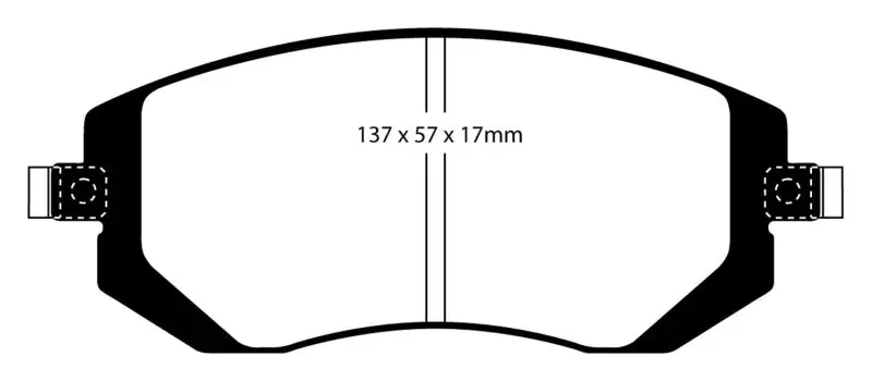 EBC 03-05 Subaru Impreza 2.0 Turbo WRX Bluestuff Front Brake Pads Trusted Brand