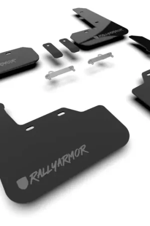 Rally Armor 22-25 Subaru WRX Black UR Mud Flap Altered Font Dark Grey Logo One Day Deal