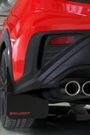Latest Rally Armor 22-25 Subaru WRX Black UR Mud Flap Altered Font Met. Blk Logo