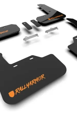 Rally Armor 22-25 Subaru WRX Black UR Mud Flap Altered Font Orange Logo Buy Today