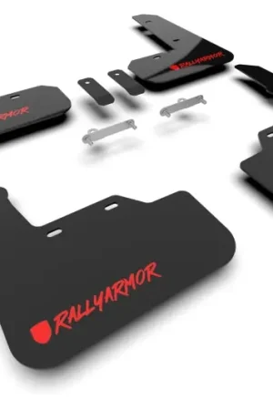 Special Discount Rally Armor 22-25 Subaru WRX Black UR Mud Flap Altered Font Red Logo