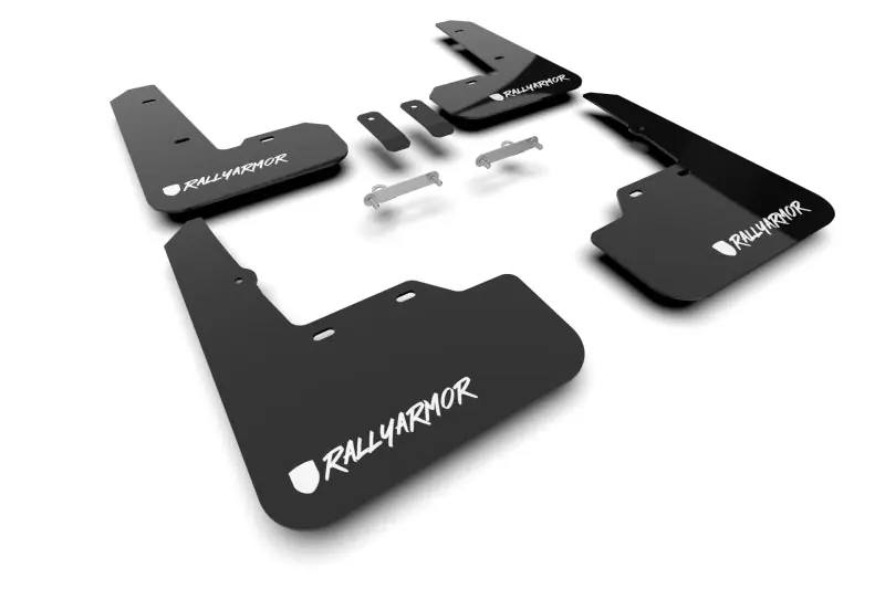 Money Back Guarantee Rally Armor 22-25 Subaru WRX Black UR Mud Flap Altered Font White Logo