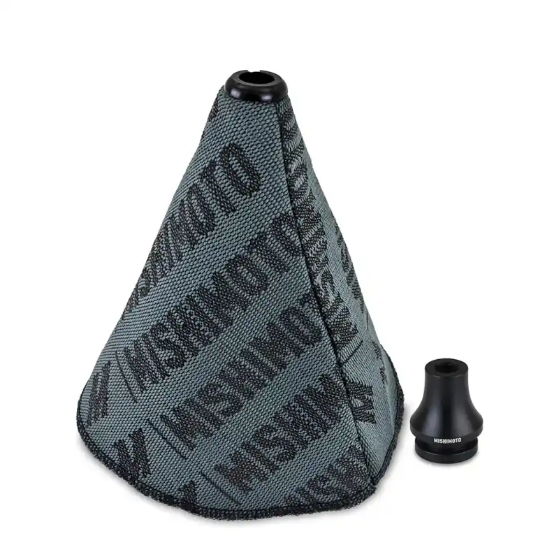 Budget Mishimoto Shift Boot Cover + Retainer/Adapter Bundle M12x1.25 Black