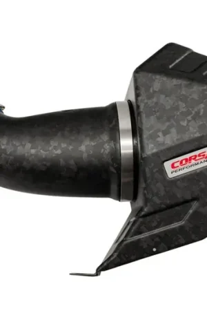Flash Sale Corsa 2020-2025 Dodge Durango SRT Hellcat Carbon Fiber Air Intake w/ DryTech Forged CF - Black
