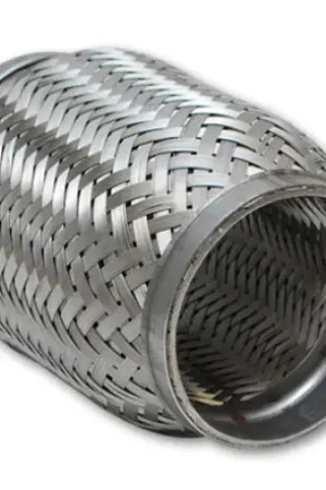 Vibrant SS Flex Coupling with Inner Braid Liner 2in inlet/outlet x 6in flex length Exclusive Offer