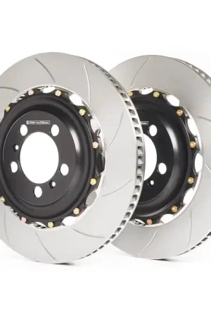 GiroDisc Porsche 911 Carrera S/4S (996/997) 350mm Slotted Front Rotors Flash Sale