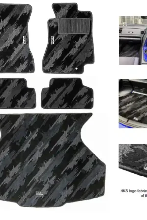 Free Shipping HKS FLOOR MATS JZA80 FULL SET OCT RHD
