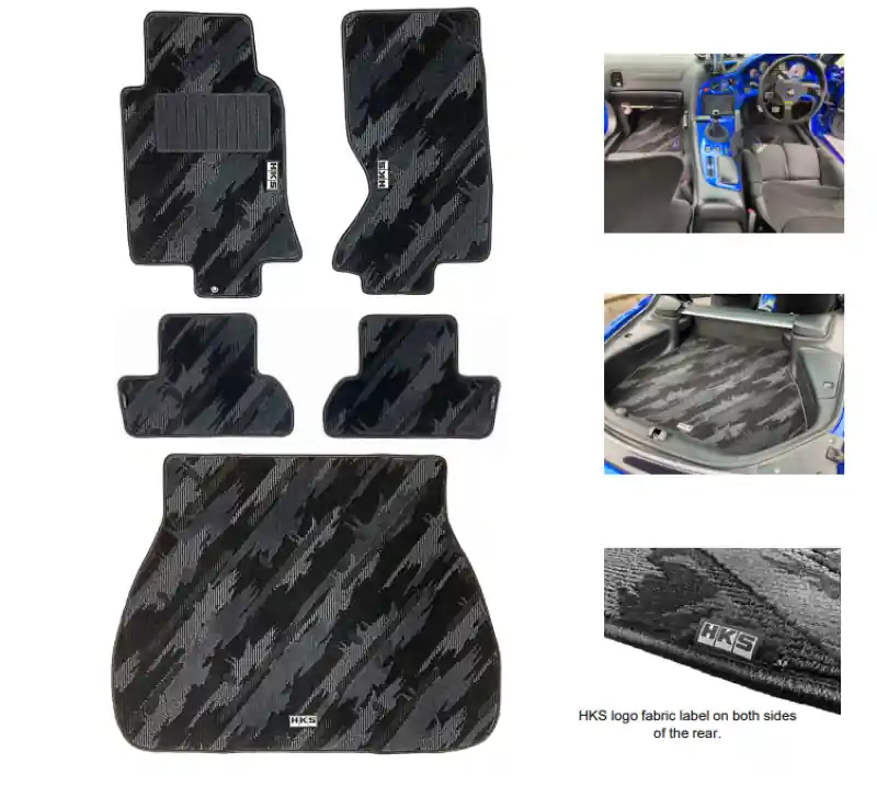 HKS FLOOR MATS FD3S FULL SET OCT LHD Special Offer