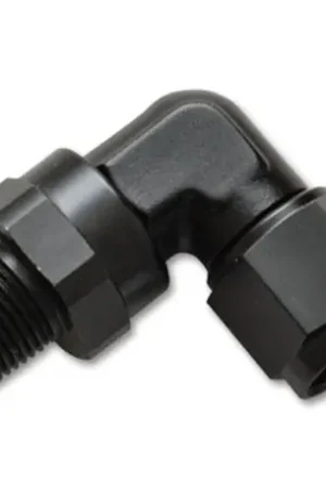 Exclusive Vibrant -6AN to 1/4in NPT Female Swivel 90 Degree Adapter Fitting