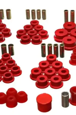 Holiday Sale Energy Suspension 84-95 Chevrolet Corvette Red Hyper-flex Master Bushing Set