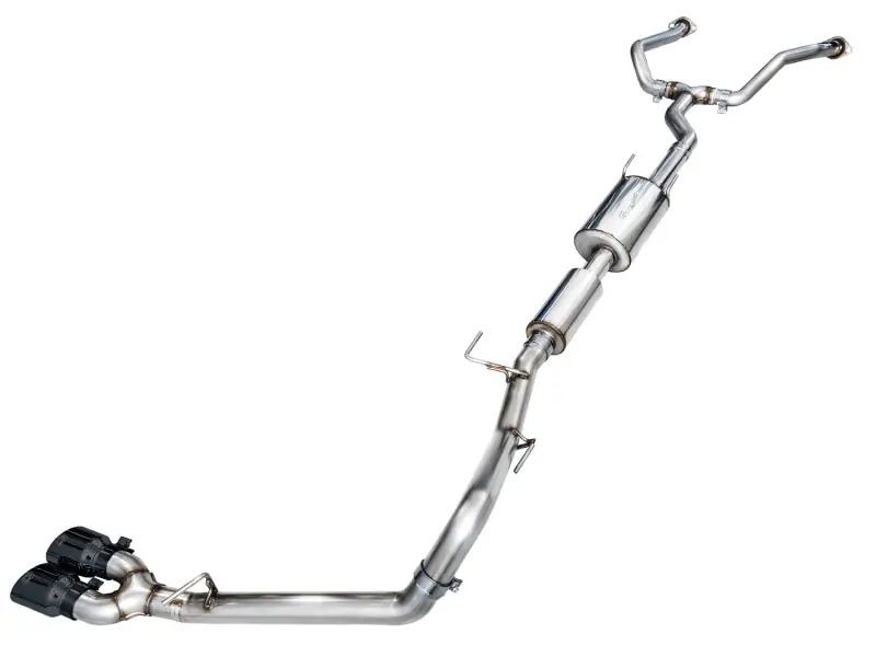 AWE 0FG Exhaust for 3rd Gen Toyota Tundra - Dual Diamond Black Tips Big Sale
