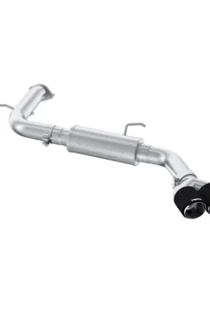 Free Delivery MBRP 21-24 Hyundai Hyundai T304 Stainless Steel 3in Axle-Back Rear Exit W/Dual Carbon Fiber Tip