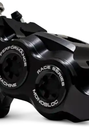 Performance Machine 08-23 FL,18-24 M8 Softail,06-17 VRod 137x4B Rce Series Monobloc Caliper Left BLK Top Pick
