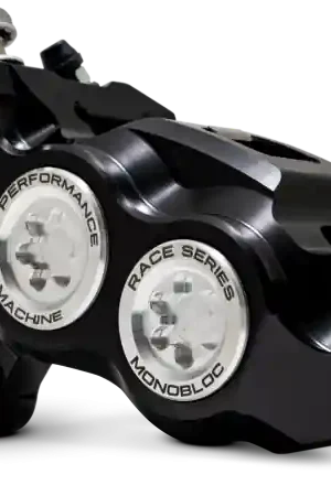 Professional Grade Performance Machine 08-23 FL,18-24 M8 Softail,06-17 VRod 137x4B Rce Series Monobloc Caliper Left CLR
